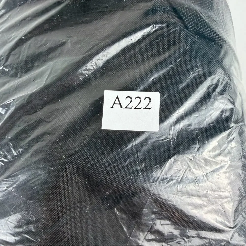 NWOT Classic Black Duffel Bag with Padded Strap